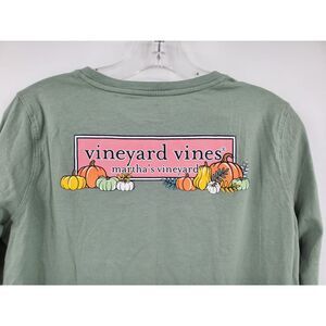 Vineyard Vines Martha's Vineyard Long Sleeve T-Shirt Olive Green Women's Small